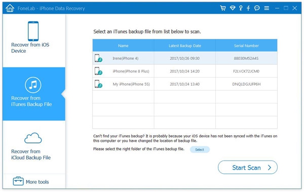 FoneLab iPhone Data Recovery (โปรแกรม กู้ข้อมูลจาก iOS iTunes iCloud ฟรี) : 