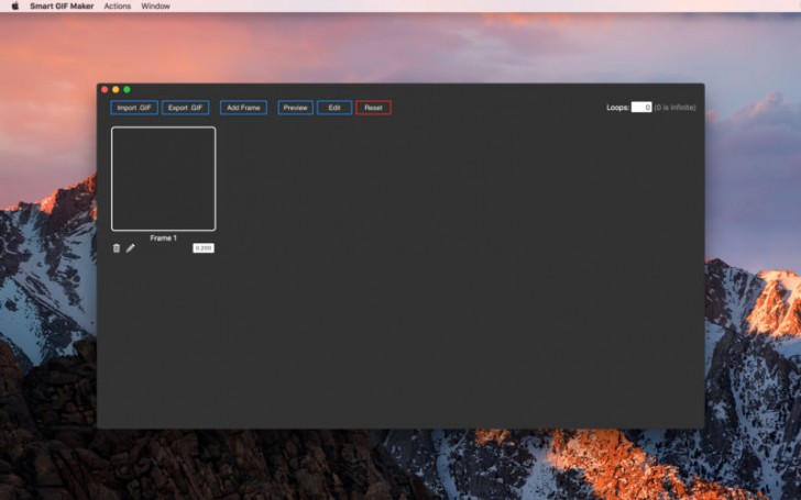 Smart GIF Maker (โปรแกรม Smart GIF Maker ทำภาพเคลื่อนไหว จากภาพและวิดีโอ บน Mac) : 