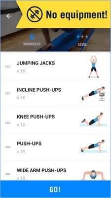 App ออกกำลังกาย Home Workout No Equipment