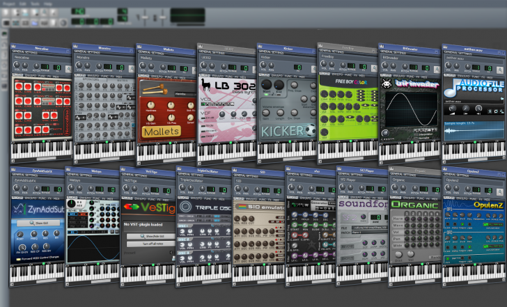 LMMS (โปรแกรม LMMS สร้างเสียง ตัดต่อเสียง อัดเสียง ปรับแต่งเสียงดนตรี ฟรี) : 