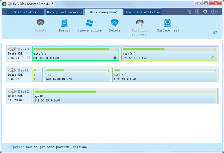 โปรแกรมสำรองข้อมูล Qiling Disk Master Free