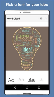 App สร้างแพทเทิร์นข้อความสวยๆ Word Cloud