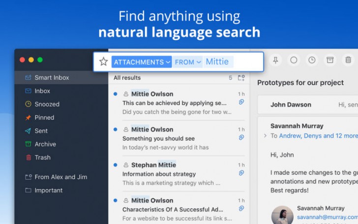 Spark (โปรแกรม Spark จัดการอีเมล แจ้งเตือนเมลสำคัญ ได้ง่ายขึ้น บน Mac) : 