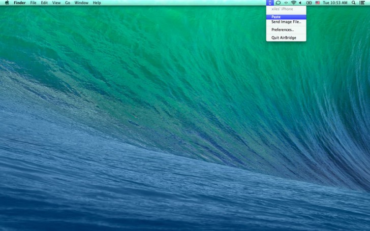 AirBridge (โปรแกรม AirBridge ส่งรูปภาพ ส่งข้อความ ระหว่าง iPhone และ Mac) : 