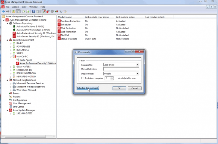 โปรแกรมจัดการโปรแกรมแอนตี้ไวรัส Management Console Server โปรแกรมจัดการโปรแกรมแอนตี้ไวรัส Management Console Server