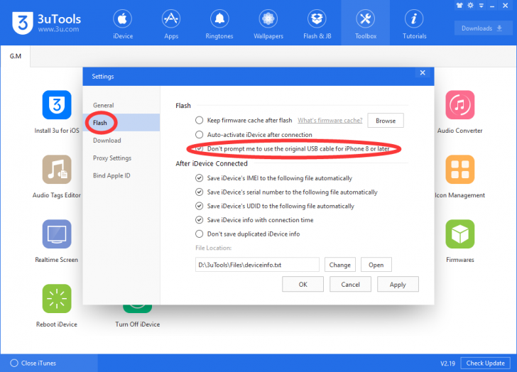 3uTools (โปรแกรม 3uTools เครื่องมือจัดการอุปกรณ์ ระบบ iOS ฟรี) : 