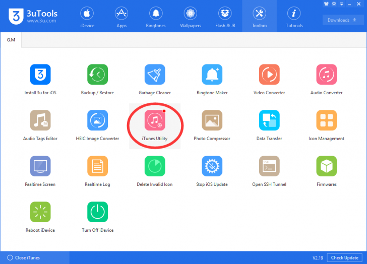 3uTools (โปรแกรม 3uTools เครื่องมือจัดการอุปกรณ์ ระบบ iOS ฟรี) : 