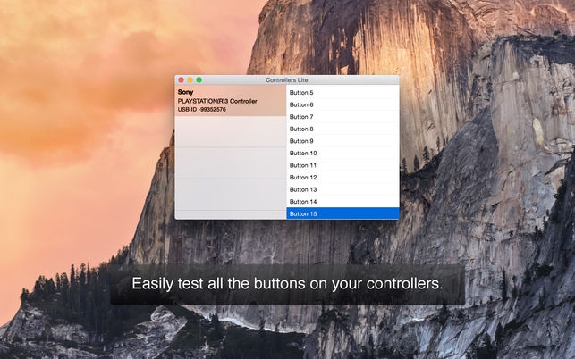 Controllers Lite (โปรแกรม Controllers Lite เช็คปุ่มจอย คอนโทรลเลอร์ บน Mac) : Controllers Lite (โปรแกรม Controllers Lite เช็คปุ่มจอย คอนโทรลเลอร์ บน Mac) :