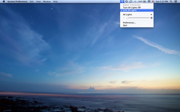 Colors for Hue (โปรแกรม Colors for Hue ปรับแสงสีหลอดไฟ Philips Hue บน Mac) : 