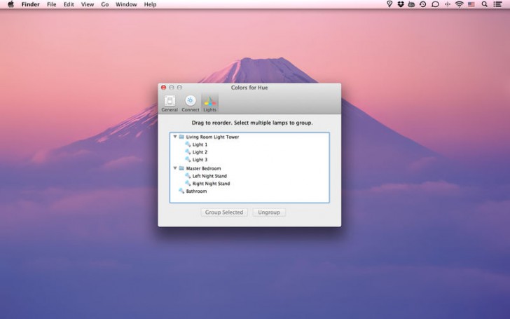 Colors for Hue (โปรแกรม Colors for Hue ปรับแสงสีหลอดไฟ Philips Hue บน Mac) : 