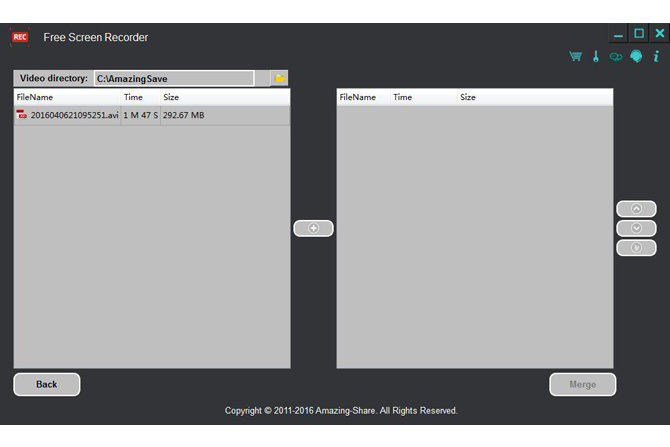 โปรแกรมอัดวิดีโอหน้าจอ จับภาพหน้าจอ Free Screen Recorder
