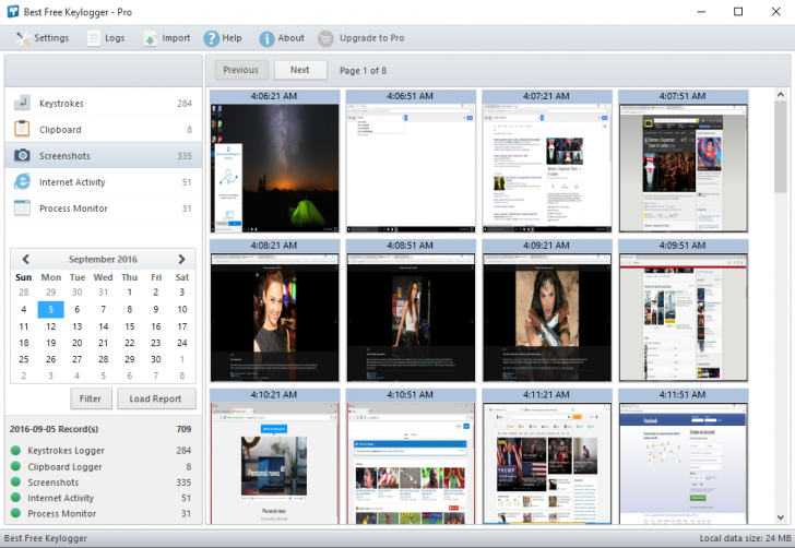 โปรแกรมเก็บประวัติการใช้งานคอมพิวเตอร์ Best Free Keylogger