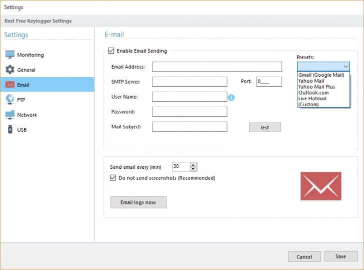 Best Free Keylogger (โปรแกรม KeyLogger เก็บประวัติการใช้งานคอมพิวเตอร์ ฟรี) : 