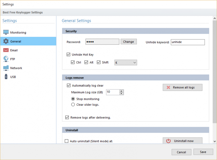 Best Free Keylogger (โปรแกรม KeyLogger เก็บประวัติการใช้งานคอมพิวเตอร์ ฟรี) : 