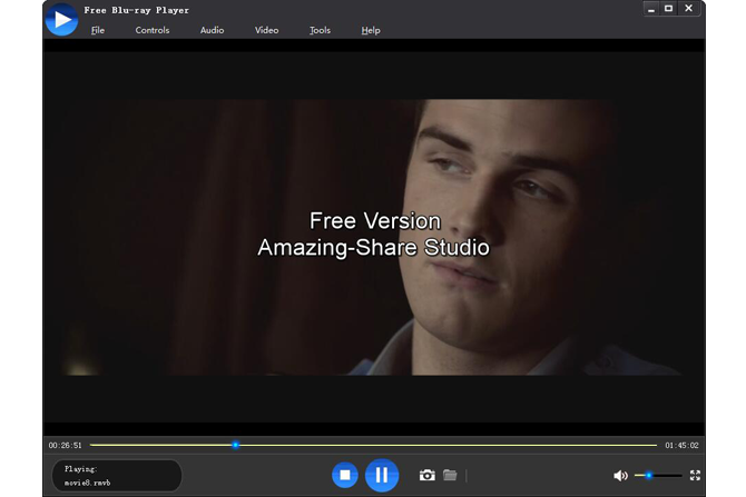 โปรแกรมดูหนัง เล่นแผ่นบลูเรย์ Free Blu-ray Player