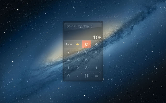 Handy Calculator (โปรแกรม Handy Calculator เครื่องคิดเลขแบบโปร่งใส บน Mac) : Handy Calculator (โปรแกรม Handy Calculator เครื่องคิดเลขแบบโปร่งใส บน Mac) :