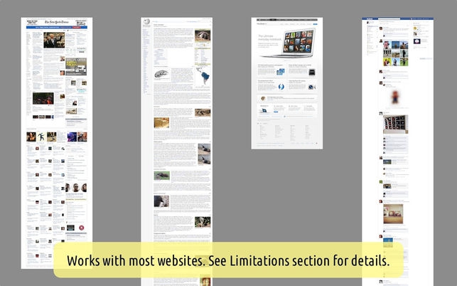 BrowseShot (โปรแกรม BrowseShot บันทึกหน้าจอเว็บไซต์ ทั้งหน้า บนเครื่อง Mac ฟรี) : 