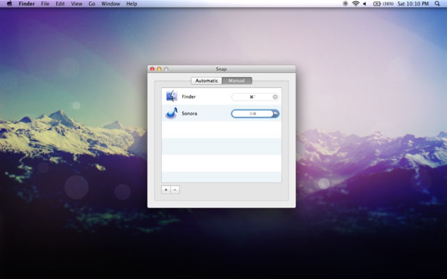 Snap (โปรแกรม Snap สร้างปุ่มลัดอัตโนมัติ เข้าถึงโปรแกรมได้ง่าย บน Mac) : 