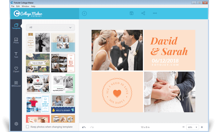 โปรแกรม รวมรูปภาพ จัดรูปภาพ FotoJet Collage Maker โปรแกรม รวมรูปภาพ จัดรูปภาพ FotoJet Collage Maker