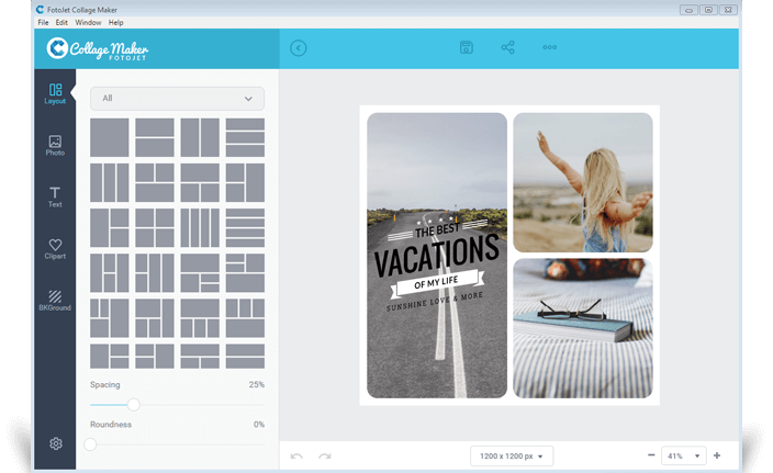 โปรแกรม รวมรูปภาพ จัดรูปภาพ FotoJet Collage Maker โปรแกรม รวมรูปภาพ จัดรูปภาพ FotoJet Collage Maker