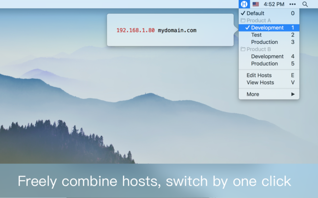 iHosts (โปรแกรม iHosts แก้ไขไฟล์ Hosts ผ่านเมนูบาร์ สำหรับเครื่อง Mac)