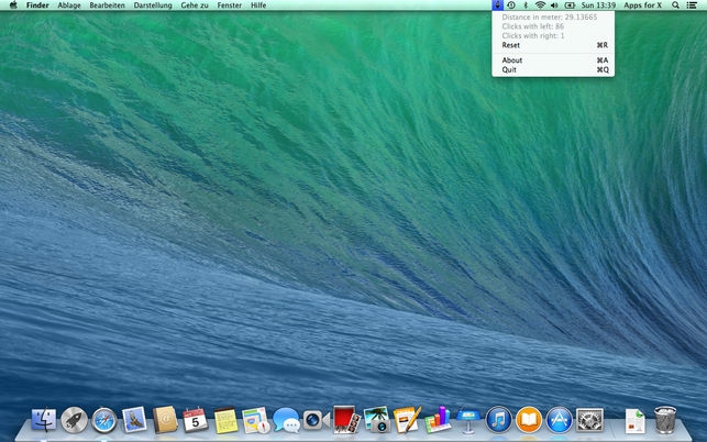 โปรแกรมเช็คระยะทางเมาส์ Roll With It