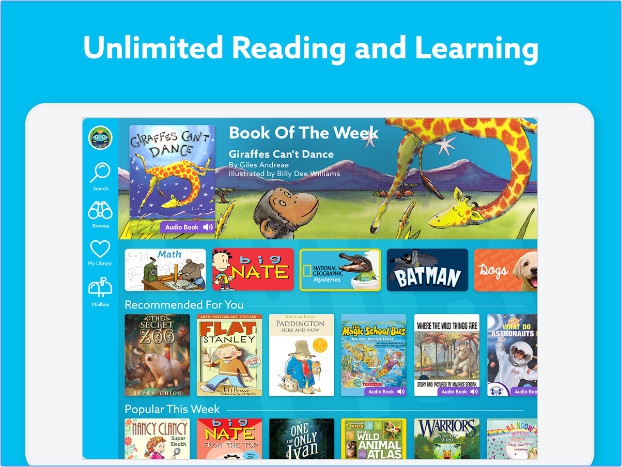 App อ่านหนังสือเด็ก Epic Unlimited Books for Kids