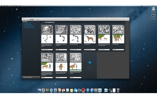 Celtx Shots (โปรแกรม Celtx Shots วางฉาก สร้าง Storyboard ก่อนถ่ายทำ บน Mac) : Celtx Shots (โปรแกรม Celtx Shots วางฉาก สร้าง Storyboard ก่อนถ่ายทำ บน Mac) :