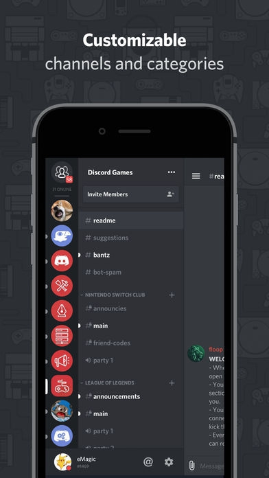 App แชท พูดคุยด้วยเสียง Discord