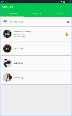 App ออกกำลังกาย 30 Day Fitness Challenge