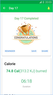 App ออกกำลังกาย 30 Day Fitness Challenge