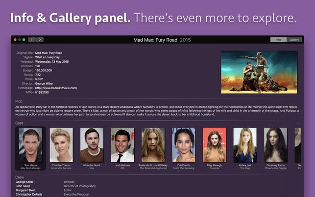 Movie Explorer (โปรแกรม Movie Explorer ค้นหาข้อมูลภาพยนตร์จากไฟล์วิดีโอ บน Mac) : Movie Explorer (โปรแกรม Movie Explorer ค้นหาข้อมูลภาพยนตร์จากไฟล์วิดีโอ บน Mac) :