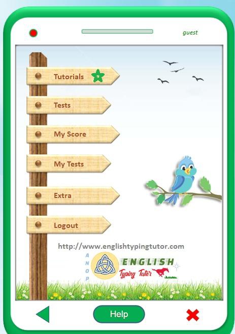 โปรแกรมฝึกพิมพ์ดีดภาษาอังกฤษ Anop English Typing Tutor โปรแกรมฝึกพิมพ์ดีดภาษาอังกฤษ Anop English Typing Tutor