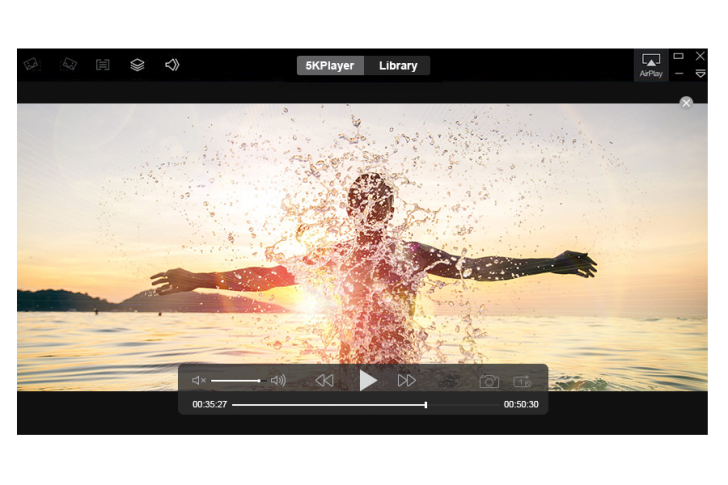 โปรแกรมดูหนัง 5KPlayer 