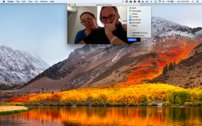 memoryIO (โปรแกรม memoryIO จับภาพ บันทึกกิจวัตร Life Log อัตโนมัติ บน Mac) : 