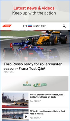 Official F1 (App ติดตามรายการแข่งขันรถสูตร 1 ระดับโลก) : Official F1 (App ติดตามรายการแข่งขันรถสูตร 1 ระดับโลก) :