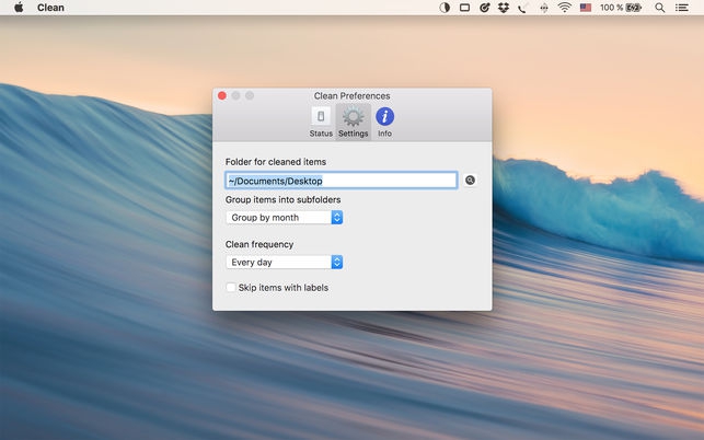 Clean (โปรแกรม Clean ทำความสะอาด จัดระเบียบหน้าจอ Desktop บน Mac) : 