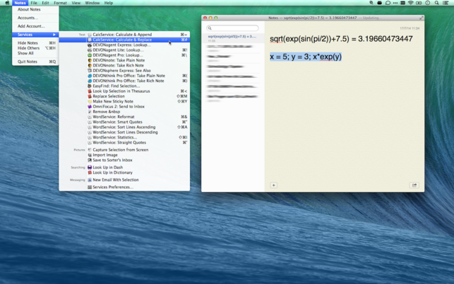 โปรแกรมคำนวณเลขด้วยคีย์ลัด CalcService โปรแกรมคำนวณเลขด้วยคีย์ลัด CalcService