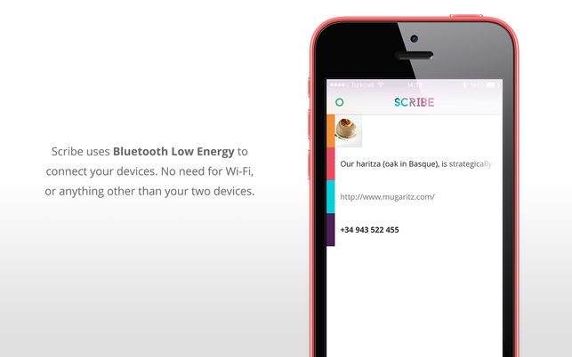 Scribe (โปรแกรม Scribe คัดลอกอะไรก็ได้ จาก Mac ไปยัง iPhone) : 