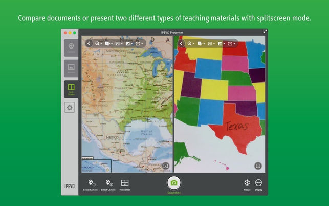 Presenter (โปรแกรม Presenter แสดงวิดีโอ พรีเซ้นต์ กล้องถ่ายเอกสาร IPEVO สำหรับ Mac) : 