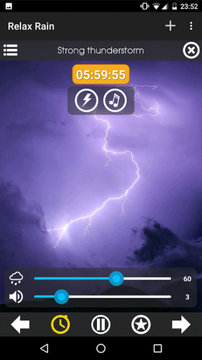 App เสียงฝนตกคลายเครียด Relax Rain Sounds