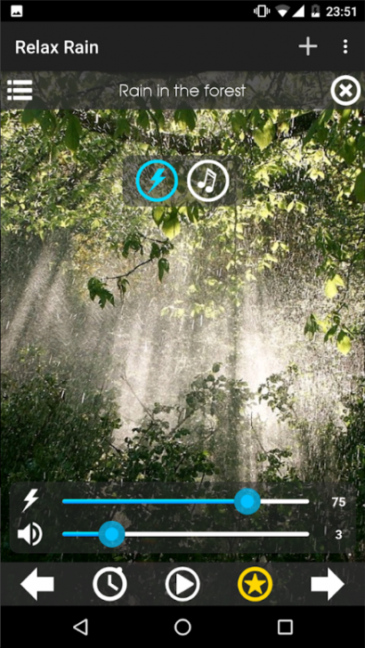 App เสียงฝนตกคลายเครียด Relax Rain Sounds
