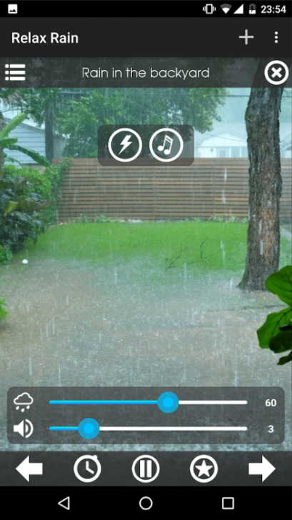 App เสียงฝนตกคลายเครียด Relax Rain Sounds