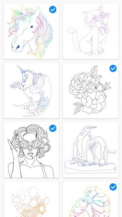 App ลากเส้นระบายสี Dot to Dot to Coloring