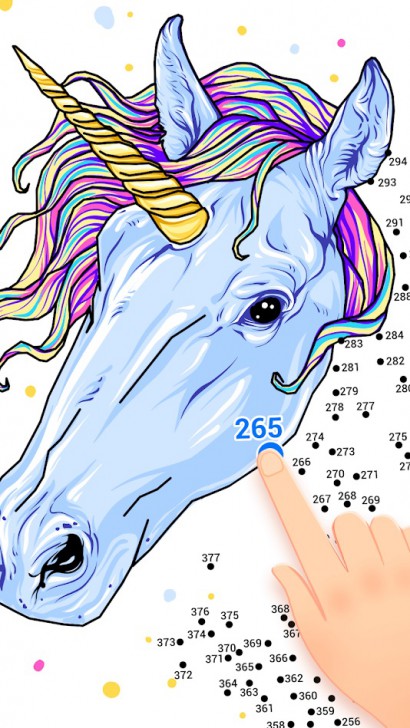 App ลากเส้นระบายสี Dot to Dot to Coloring