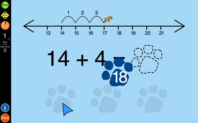 Addition (โปรแกรม Addition สอนบวกเลข คิดเลข สำหรับเด็ก บน Mac) : 