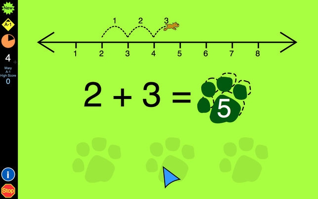 โปรแกรมสอนเด็กบวกเลข Addition