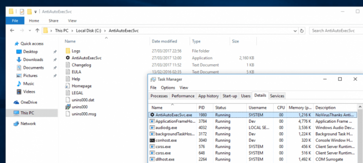 โปรแกรมแอนตี้ไวรัสออโต้รัน Anti-AutoExec