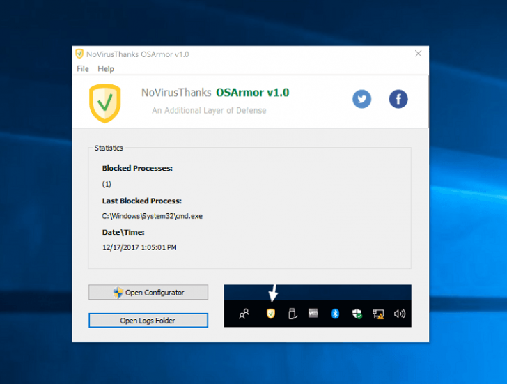 โปรแกรมสแกนไวรัส OSArmor 