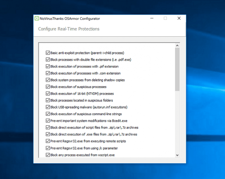 โปรแกรมสแกนไวรัส OSArmor โปรแกรมสแกนไวรัส OSArmor